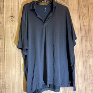 ZELOS Men's Navy Casual Button Down Shirt